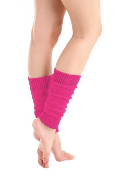 paire de guêtres rose fluo 