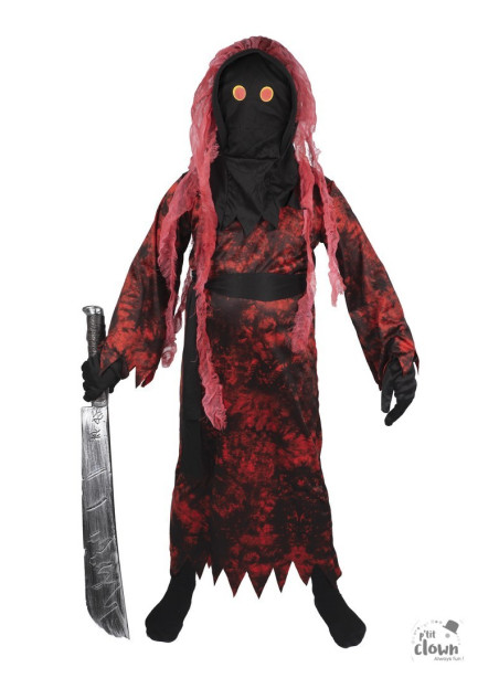 Déguisement de spectre rouge garçon