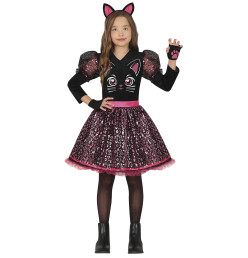 Déguisement chat noir fille
