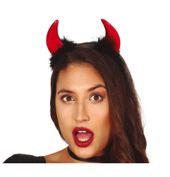 Serre-tête diable cornes de...